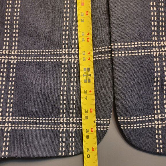 Steve Harvey Collection Mens Black Blazer Suit Coat 49L Wool Embroidered SH7007 - Picture 11 of 11